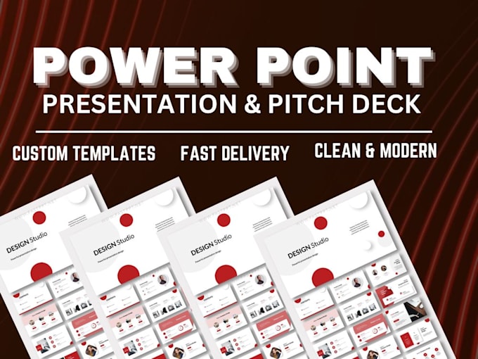 Gig Preview - Design powerpoint presentation and pitch deck