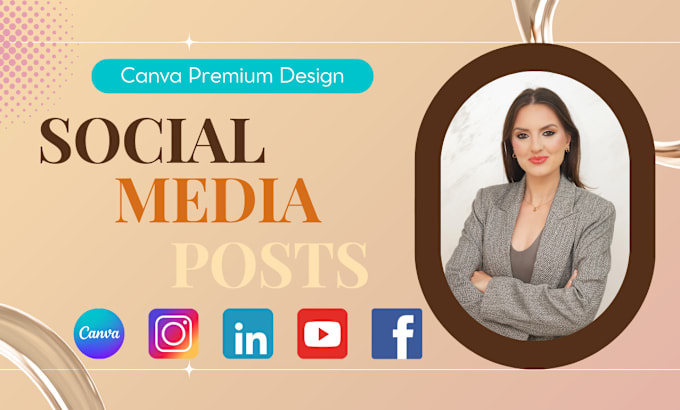 Bestseller - design flawless social media posts and materials in canva