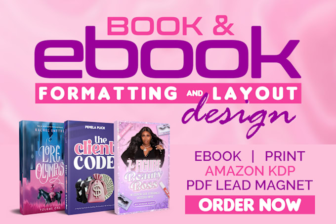 Bestseller - do book formatting and layout design for print and ebook