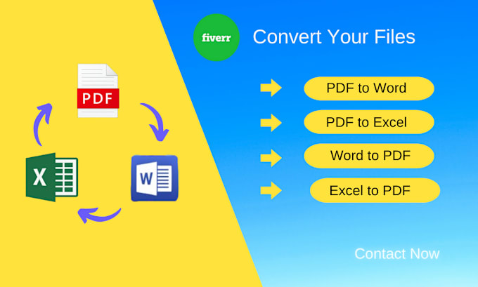 Gig Preview - Convert PDF to word or word to PDF