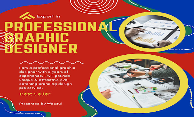 Gig Preview - Be your professional graphic designer for graphic design project