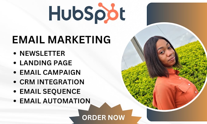 Gig Preview - Setup or migrate hubspot CRM landing page workflows email campaign automation