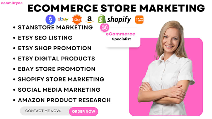 Gig Preview - Boost shopify sales shopify store marketing etsy store promotion etsy seo rank