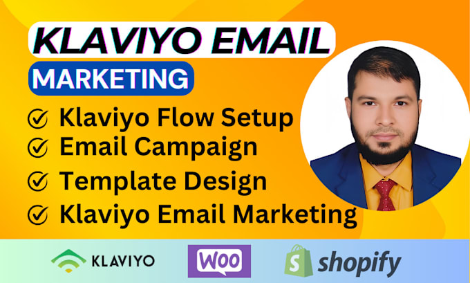 Gig Preview - Setup klaviyo email marketing flows and campaigns for ecommerce