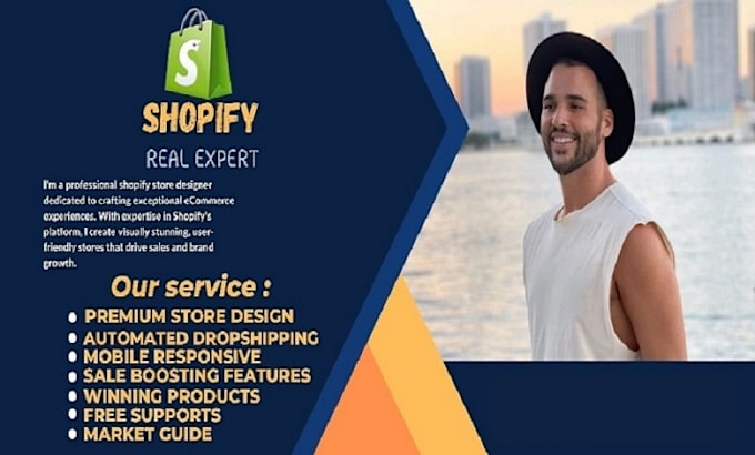 Gig Preview - Create a lucrative shopify website and design shopify store