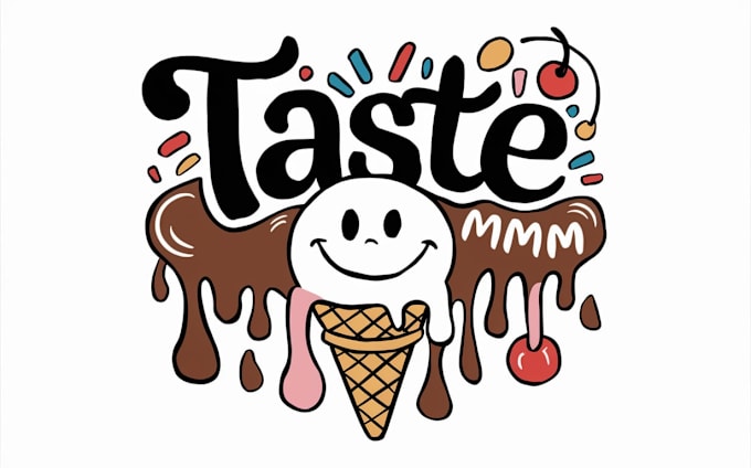 Bestseller - do creative ice cream, bbq ,fast food and restaurant logo