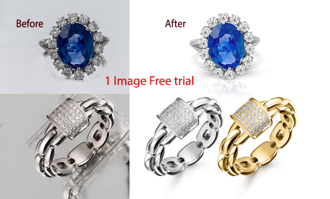 Gig Preview - Do high end of jewelry retouch and  product photo retouching