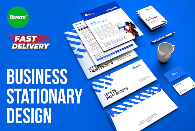 Gig Preview - Design bespoke sleek, professional stationery, custom branding, letterhead