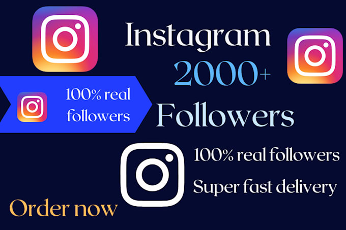 Gig Preview - Do your instagram page followers from usa 1000 number super fast