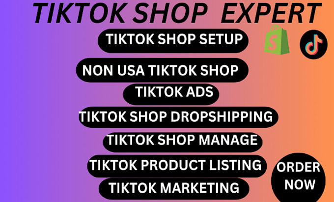 Gig Preview - Do tiktok shop for non USA resident readymade tiktok shop USA llc