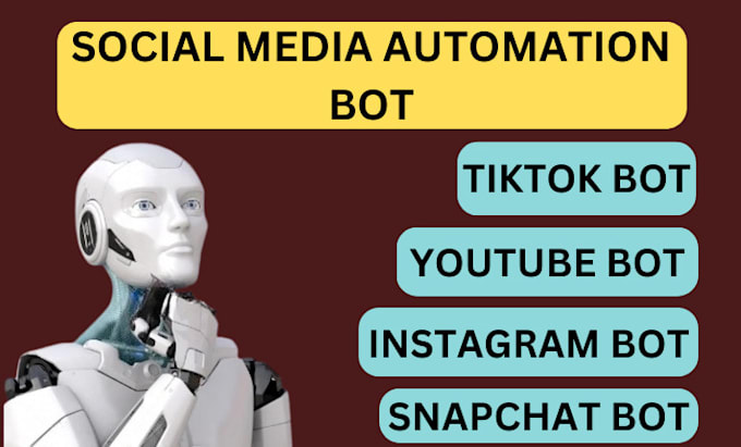 Bestseller - code tiktok bot, youtube bot, instagram bot, snapchat bot, in python