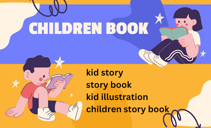 Gig Preview - Be your children story book writer, illustration, kid story