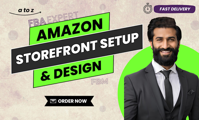 Gig Preview - Design premium amazon storefront, do amazon fba store setup ebc content images