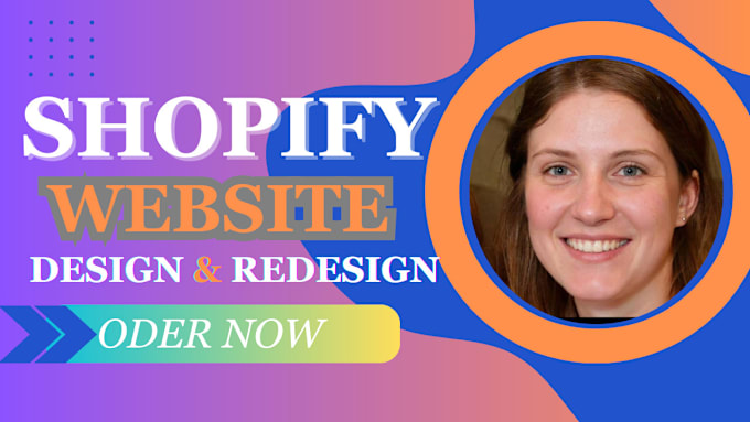 Gig Preview - Design or redesign shopify dropshipping store, store design and web development