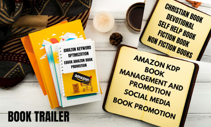 Gig Preview - Do amazon kdp royalty management ads keyword optimization book promotion trailer