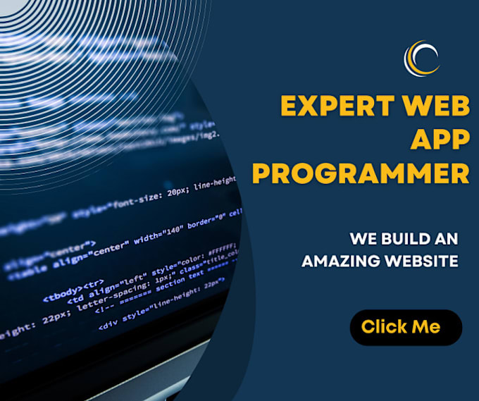 Gig Preview - Be your web programmer, web application, web app programmer