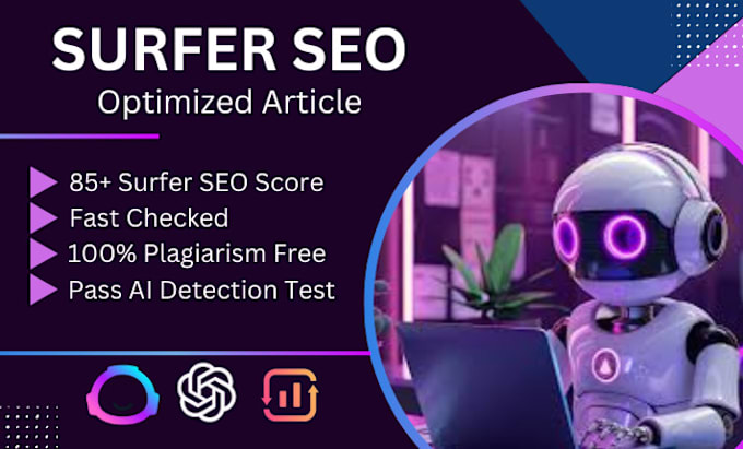 Gig Preview - Write surfer SEO optimized articles with jasper ai