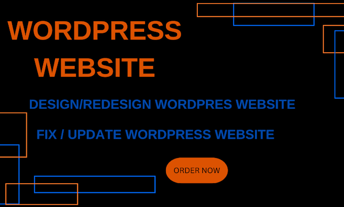 Gig Preview - Develop fix modern  wordpress website design, update,redesign or landing page