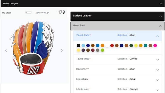 Gig Preview - Create product configurator for 2d and 3d furniture baseball watches and zakeke