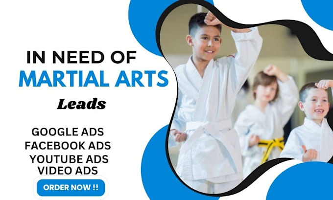 Gig Preview - Usa UK ca martial arts marketing leads yoga leads google ads video ads