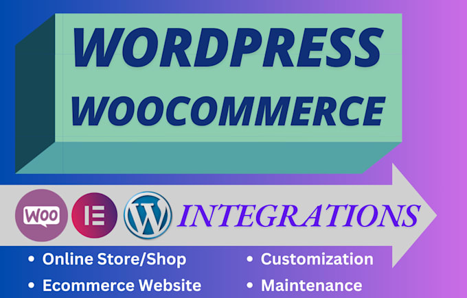 Gig Preview - Design wordpress ecommerce website, wordpress woocommerce, wordpress website