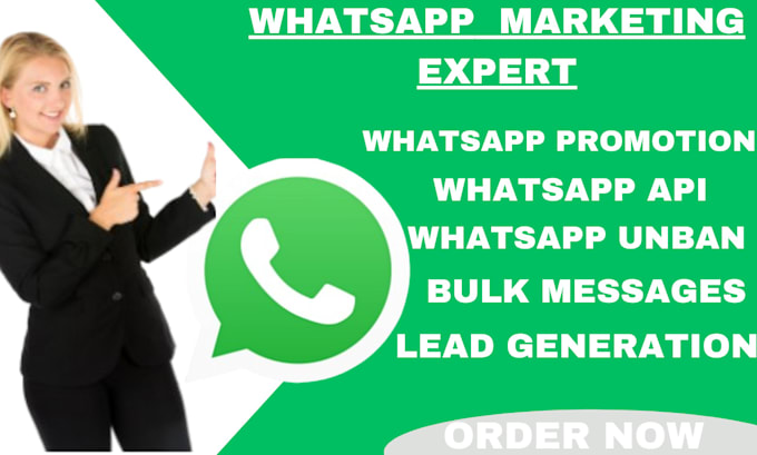 Gig Preview - Whatsapp marketing whatsapp promotion api bulk message sms marketing