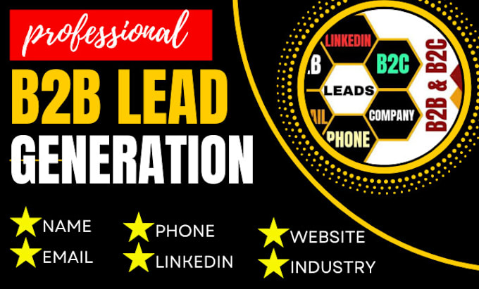 Gig Preview - Linkedin sales navigator b2b lead generation phone email list building lead gen