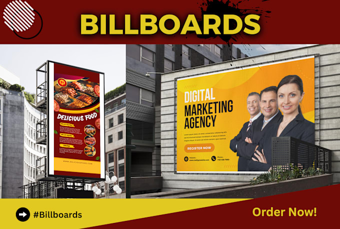 Gig Preview - Design billboard, signage, signboard, or banner ads