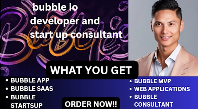 Gig Preview - Be your expert bubble io developer and start up consultant