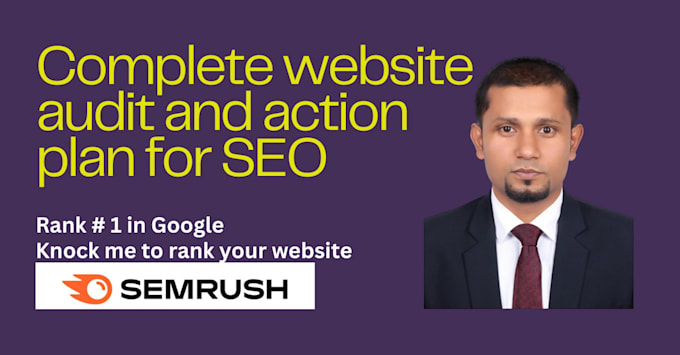 Gig Preview - Provide complete website audit to improve SEO by action plan