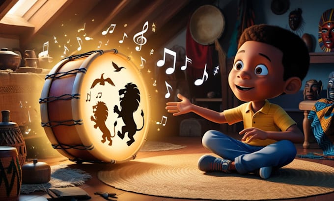 Gig Preview - Illustrate story book illustration children story book illustration kids story