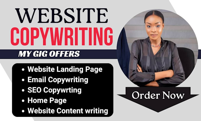 Gig Preview - Write website content, website copywriting, seo copy writing, email copywriting