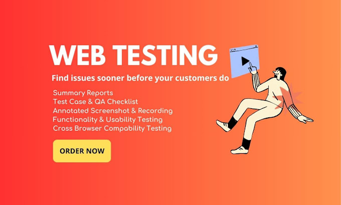 Gig Preview - Do QA check for your landing page website