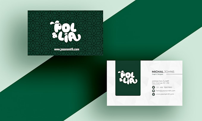 Gig Preview - Create professional modern business or visiting card design in 24 hours