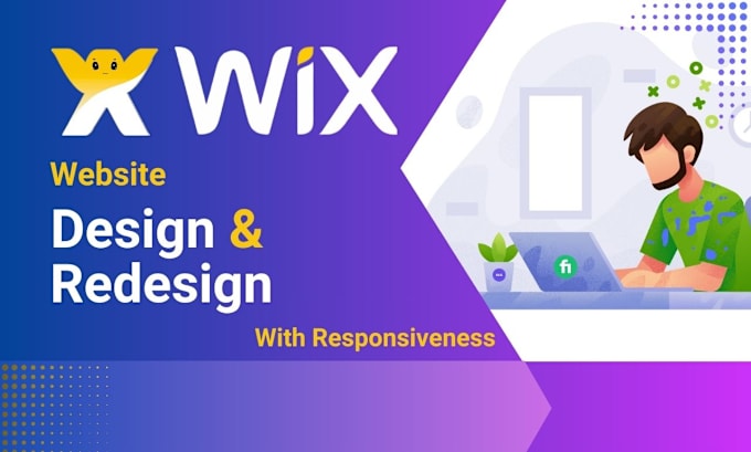 Gig Preview - Design or redesign responsive wix website, wix business website