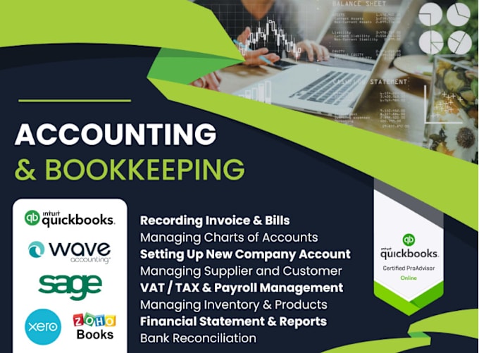 Gig Preview - Do bookkeeping using sage online