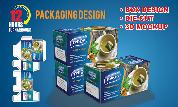 Gig Preview - Design your product packaging