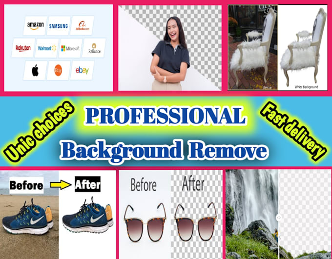 Gig Preview - Create a professional image background remove colour change