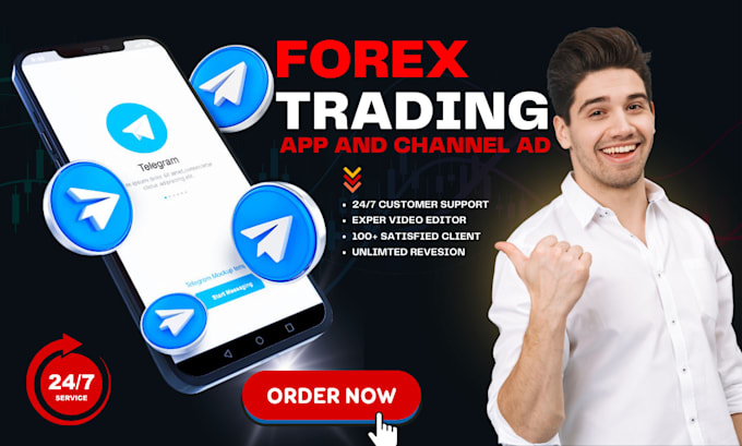 Gig Preview - Do forex trading app promo video and crypto trading ads