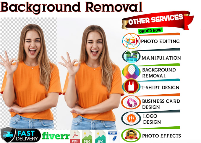 Gig Preview - Do professional photo background removal