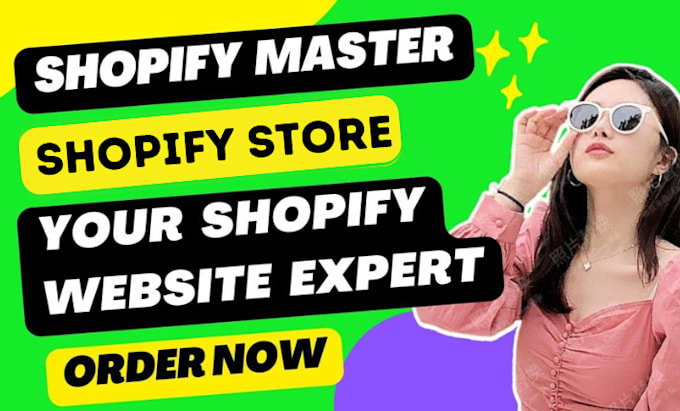 Gig Preview - Design, redesign or create shopify dropshipping store