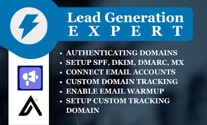 Bestseller - do smartlead instantly ai custom trackind lead generation cold email dns dkim