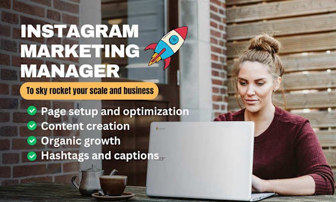 Gig Preview - Be your instagram and pinterest marketing manager and content creator