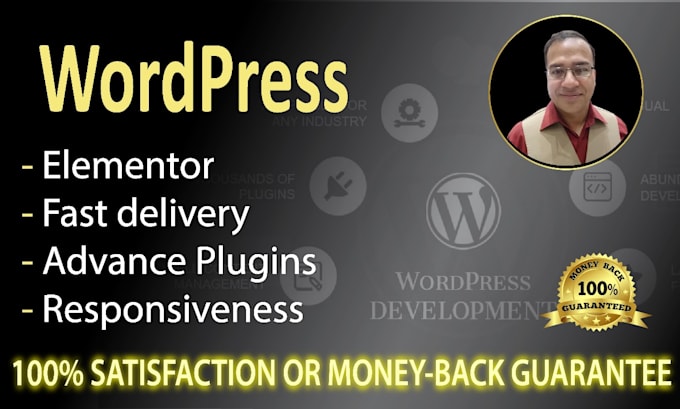 Gig Preview - Develop top notch wordpress website designs or redesign