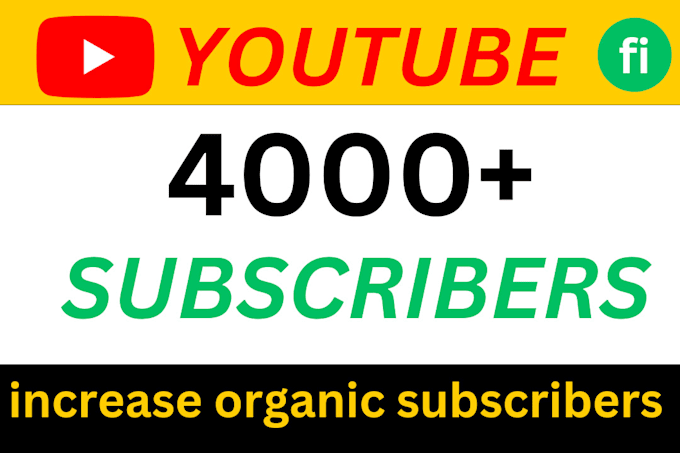 Gig Preview - Do 1k usa subscriber in your youtube channel organically super fast