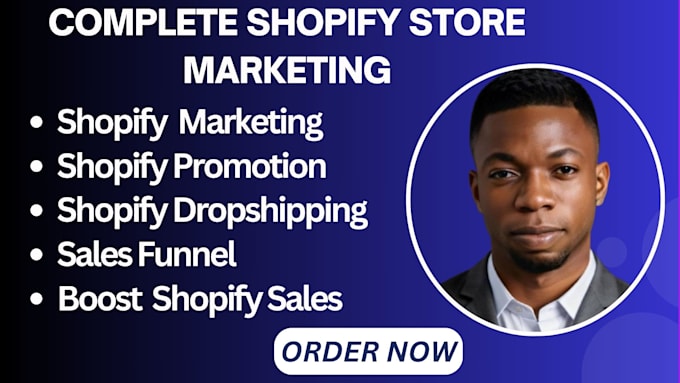 Gig Preview - Do complete shopify marketing shopify promotion etsy promotions sales funnel