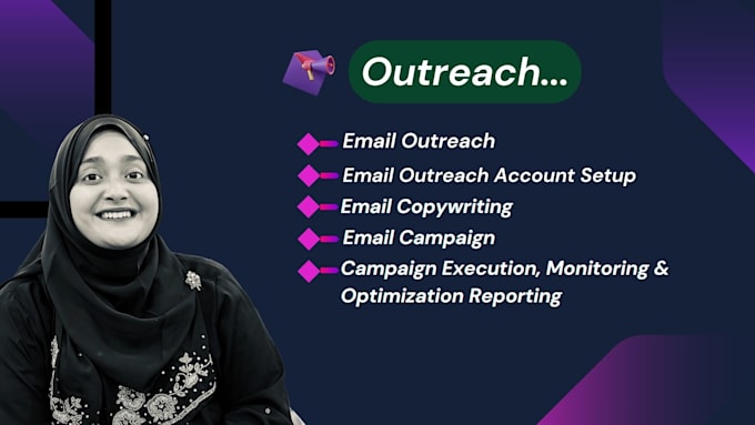 Gig Preview - Do cold email outreach, account setup and email campaign