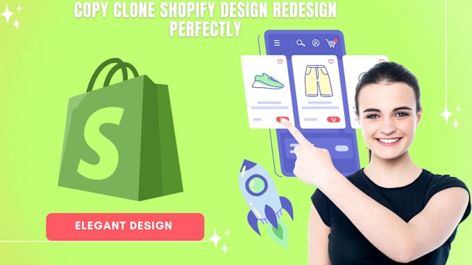 Bestseller - design clone, copy and duplicate shopify store perfectly