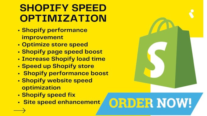 Gig Preview - Increase up store website score shopify speed optimization on pagespeed