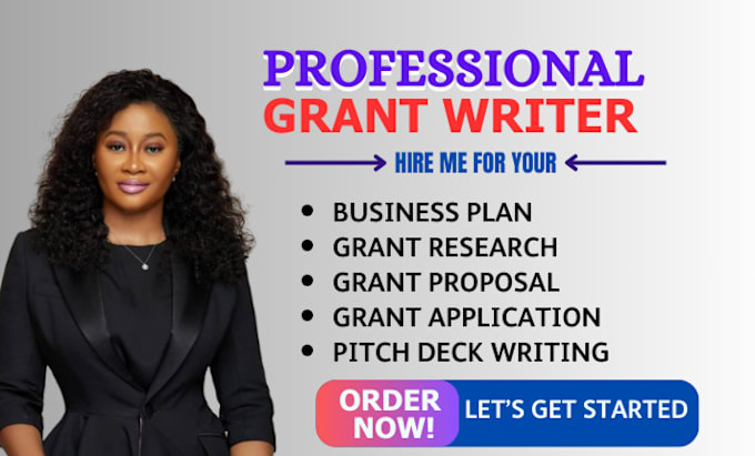 Gig Preview - Do grant proposal, grant writing and grant research application